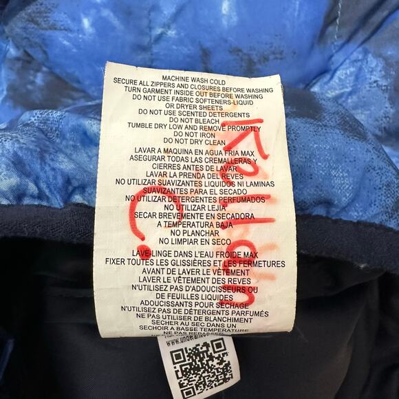 Under Armour Boys Pronto Puffer Jacket Water Repellant | Blue Versa Print | SZ 6 - Picture 10 of 10